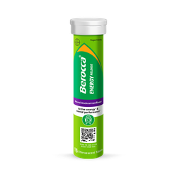Berocca Energy Effervescent Tablets Blackcurrant 15 Tablets