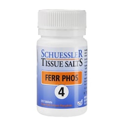 Schuessler Tissue Salts Ferr Phos 4 125 Tablets