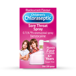 Children's Chloraseptic Sore Throat Blackcurrant Flavour Spray 15ml