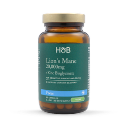 Holland & Barrett Lions Mane 20000mg 60 Capsules