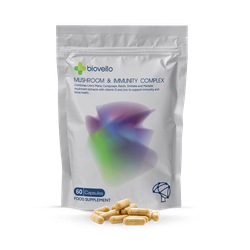 Biovello Mushroom and Immunity Complex - 60 Capsules