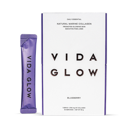 Vida Glow Marine Collagen Blueberry Food Supplement With Sweetener 30 Sachets