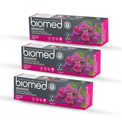 Biomed Sensitive Natural Toothpaste 3 Pack 100G