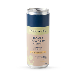 Dose & Co Beauty Collagen Sparkling Drink Lime & Mint 250ml