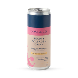 Dose & Co Beauty Collagen Sparkling Drink Raspberry 250ml