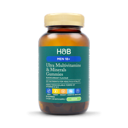 Holland & Barrett Ultra Man 60 Blackcurrant Flavour Gummies