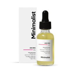Minimalist Aha Bha 10% Face Exfoliator 30ml