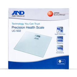 A&D Medical Personal Bathroom Scale White UC-502