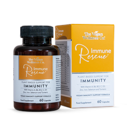 The Vegan Wellness Co.  Immune Rescue Vegan Immunity Support 60 Capsules