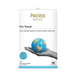Pro-Ven Biotics For Travel Calcium & Ginger 14 Capsules