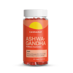 Cannaray Ashwagandha Apple Flavour 60 Gummies 300mg