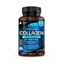 New Leaf Products Marine Collagen 60 Capsules