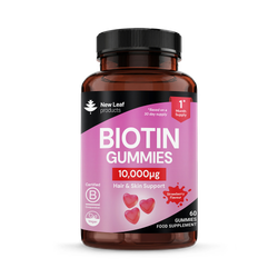 New Leaf Products Biotin Vitamin B7 60 Gummies