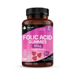New Leaf Products Folic Acid Prenatal Vitamin 60 Gummies