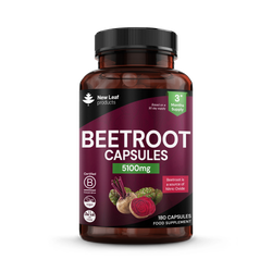 New Leaf Products New Leaf Beetroot Capsules With Black Pepper 180 Capsules