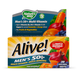 Nature's Way Alive! Men's 50+ Multi-Vitamin 30 Tablets