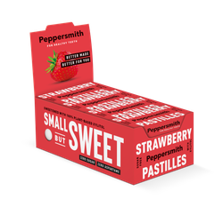 Peppersmith Strawberry Pastilles  (12 Packs)