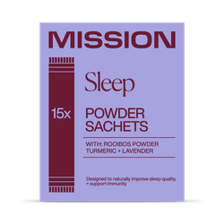 Mission Sleep Rooibos Powder (Turmeric & Lavender) 15 Sachets