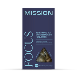 Focus Yerba Mate Tea (Peppermint & Liquorice) 15 Tea Bags