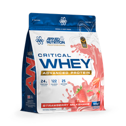 Applied Nutrition Critical Whey Protein Powder Strawberry Milkshake 825g