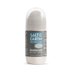 Salt Of The Earth Natural Refillable Roll-On Deodorant Vetiver & Citrus 75ml