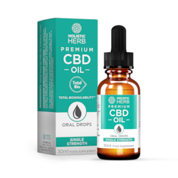 Holistic Herb Premium CBD Oil Single Strength 30ml