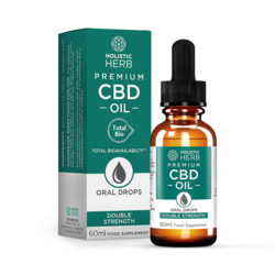 Holistic Herb Premium CBD Oil Double Strength 60ml