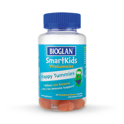 Bioglan SmartKids Happy Tummies 30 Strawberry Flavour Gummies