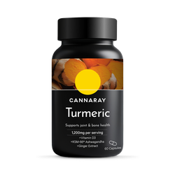 Cannaray Turmeric Capsules 1200mg 60 Capsules