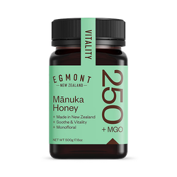 Egmont Honey Manuka Honey 250+ MGO 500g
