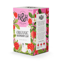 Heath & Heather Organic Raspberry Leaf 20 Tea Bags