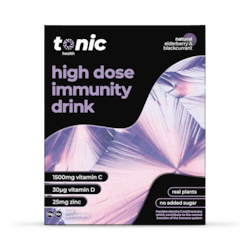 Tonic Health High Dose Immunity Drink Elderberry & Blackcurrant Flavour 10 Sachets
