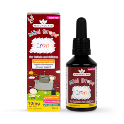 Natures Aid Mini Drops Iron for Infants and Children 50ml