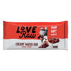 Love Raw 2 Vegan Cre&m Filled Wafer Bars 43g