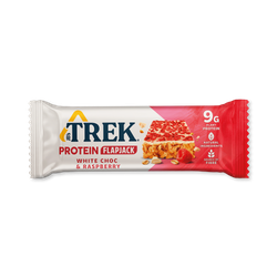 Trek White Chocolate & Raspberry Protein Flapjack 50g