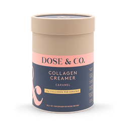 Dose & Co Dairy-Free Collagen Creamer - Caramel, Dominican