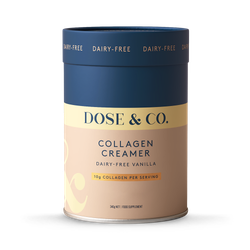 Dose & Co Dairy-Free Collagen Creamer Vanilla 340g