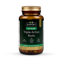 H&B Expert Triple Action Biotic Gut Formula 60 Capsules