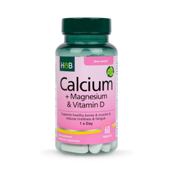 Holland & Barrett Calcium + Magnesium & Vitamin D 60 Tablets