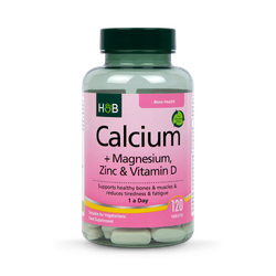 Holland & Barrett Calcium Magnesium Vitamin D & Zinc 120 Tablets