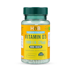Holland & Barrett Vitamin D3 1000 I.U 25ug 240 Tablets