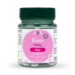 Holland & Barrett Biotin 1000ug 30 Tablets
