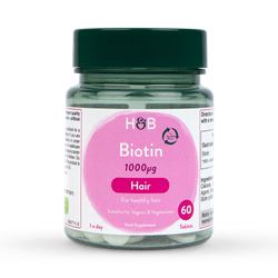 Holland & Barrett Biotin 1000ug 60 Tablets