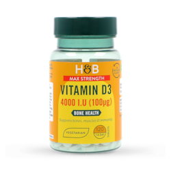 Holland & Barrett Vitamin D3 4000 I.U. 100ug 120 Tablets