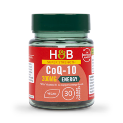 Holland & Barrett Super Strength Co-Q10 200mg 30 Capsules