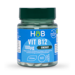 Holland & Barrett Vitamin B12 100ug 60 Tablets
