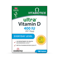 Vitabiotics Ultra Vitamin D 400IU 96 Tablets