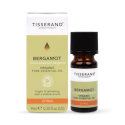 Tisserand Bergamot Organic Pure Essential Oil 9ml
