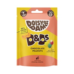 Doisy & Dam D&Ds Vegan Dark Chocolate Peanuts 80g