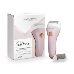 Magnitone Well Heeled 2 Rechargeable Express Pedicure System - Pink